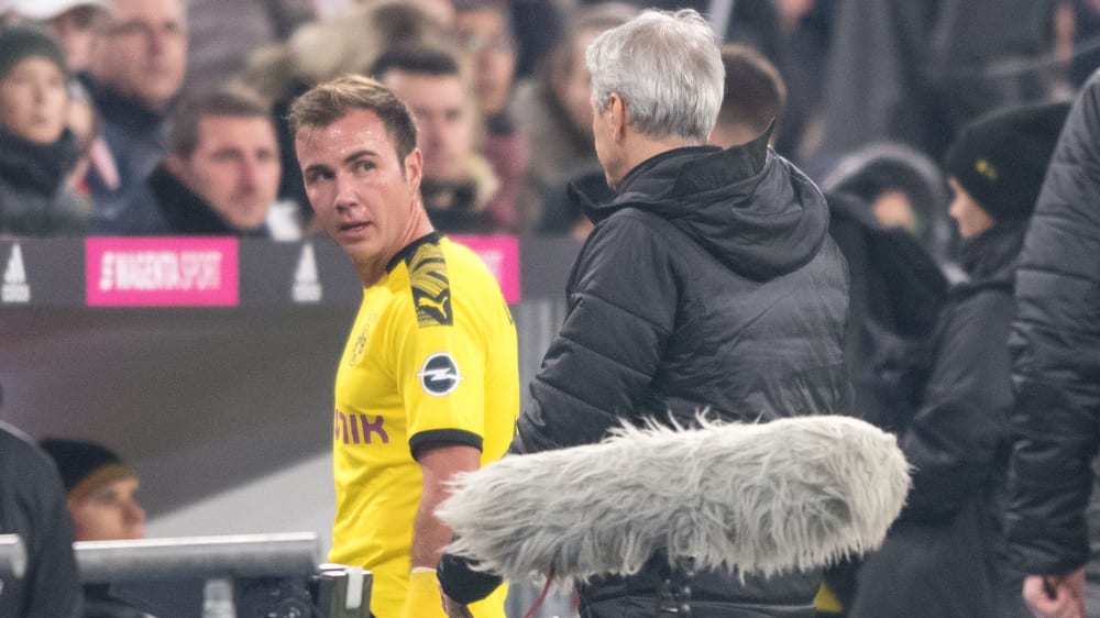 Verstanden sich nicht wirklich: Mario Götze und Lucien Favre.
