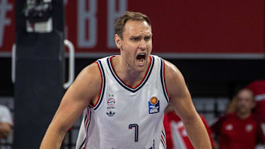 Bayerns 7 Johannes VOIGTMANN. Basketball: Bayern - Bamberg 98:67. Vorbereitungsspiel zur Saison 26 27, FC Bayern Basketball - Bamberg Baskets, 6.09.2026, in Muenchen, B M W P A R K, Deutschland. Quelle Copyright Credit : Oryk HAIST *** Bayern 7 Johannes VOIGTMANN Basketball Bayern Bamberg 98 67 Preseason game for the 26-27 season, FC Bayern Basketball vs. Bamberg Baskets, September 6, 2026, in Munich, BMW PARK, Germany Source: Copyright Credit Oryk HAIST xBASKETBALL-BAYERN-BAMBERGx