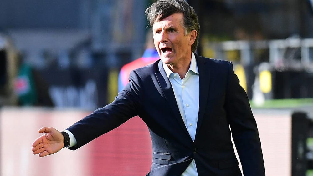 Hertha-Trainer Bruno Labbadia hat in Dortmund ein 0:1 notiert.