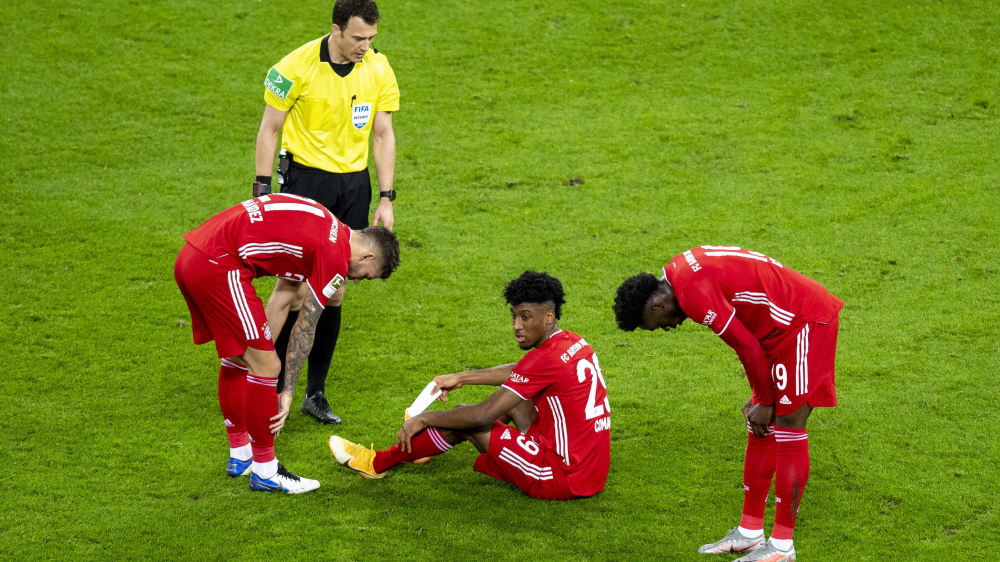 Verletzt In Leverkusen Fc Bayern Bangt Um Kingsley Coman Kicker