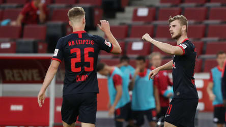 Dani Olmo und Timo Werner haben für RB Leipzig beim 4:2 in Köln getroffen.