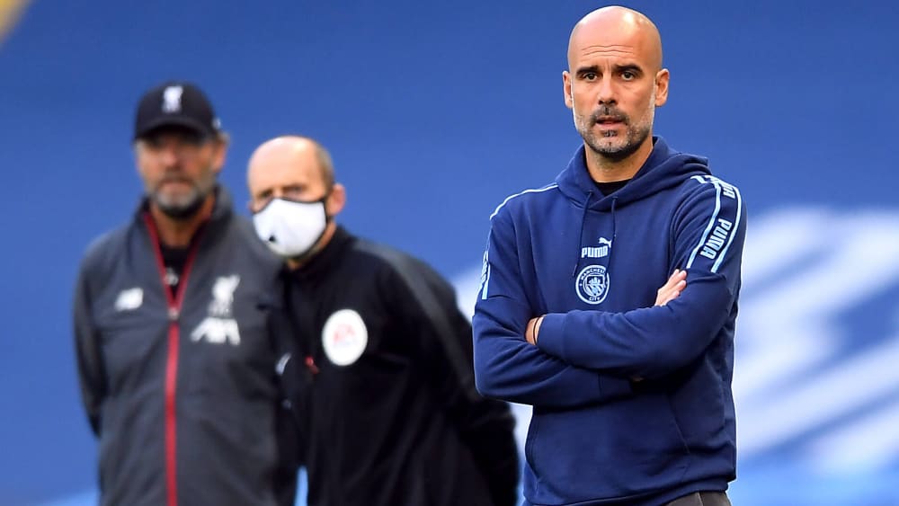 Er reagierte verstimmt auf die Kritik der Konkurrenz: City-Coach Pep Guardiola.