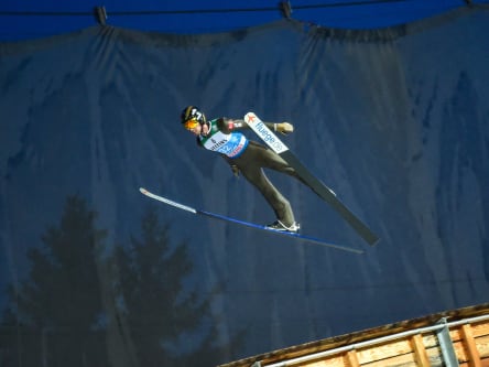 OBERSTDORF, GERMANY - DECEMBER 29: Fatih Arda Ipcioglu of Turkey competes during the Individual HS137 at the Four Hills Tournament Men Oberstdorf at on December 29, 2021 in Oberstdorf, Germany. (Photo by Bjorn Reichert/NordicFocus/Getty Images)