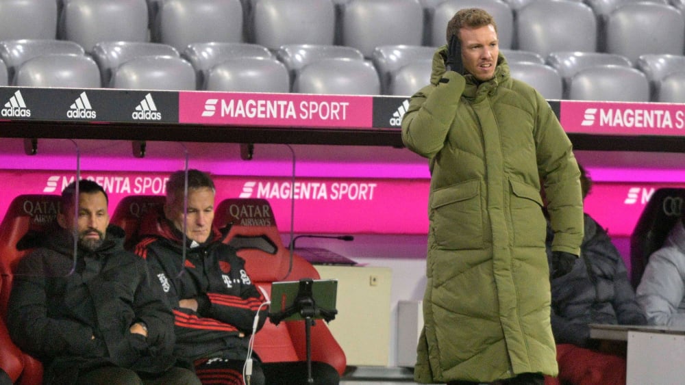 Niederlage zum Rückrunden-Auftakt: Bayern-Trainer Julian Nagelsmann.