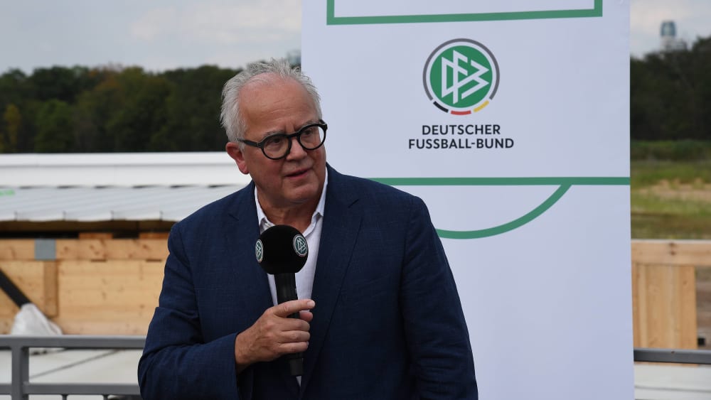 Der Bau der Akademie verzögert sich laut DFB-Boss Fritz Keller.