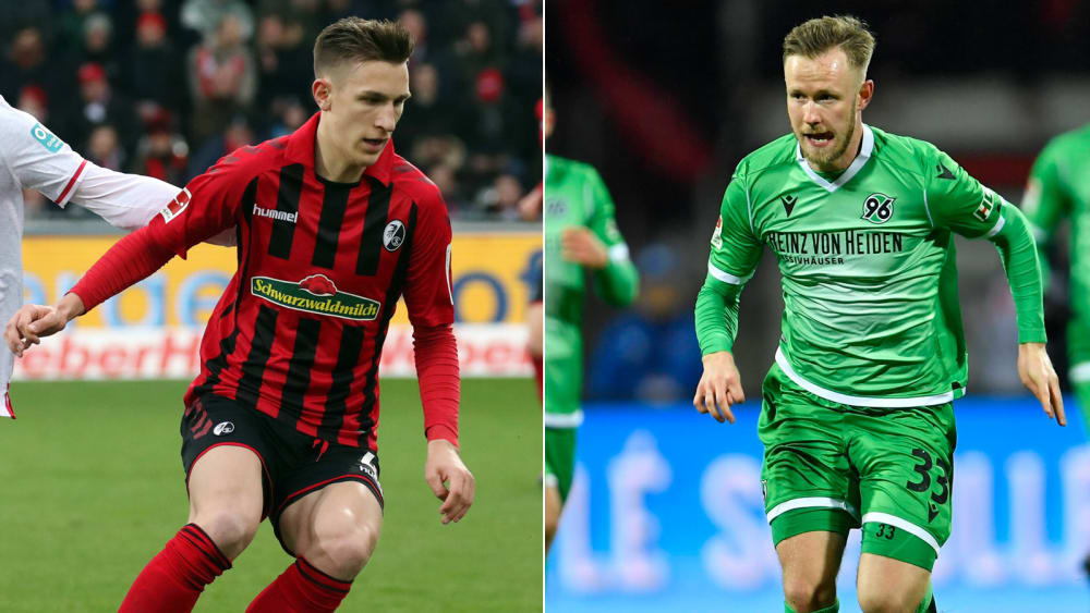 Bald Teamkollegen in Berlin: Nico Schlotterbeck (l.) und Cedric Teuchert.