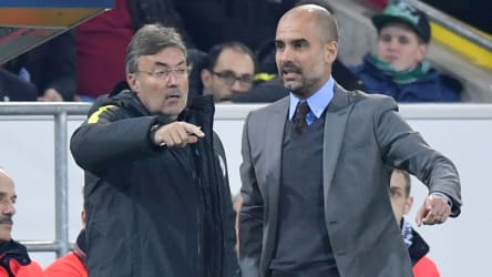 Domenec Torrent und Pep Guardiola