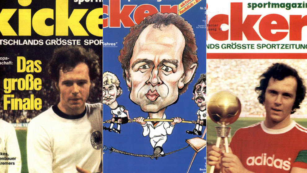 Franz Beckenbauer Die 20 Besten Kicker Titelseiten Bundesliga Bildergalerie Kicker