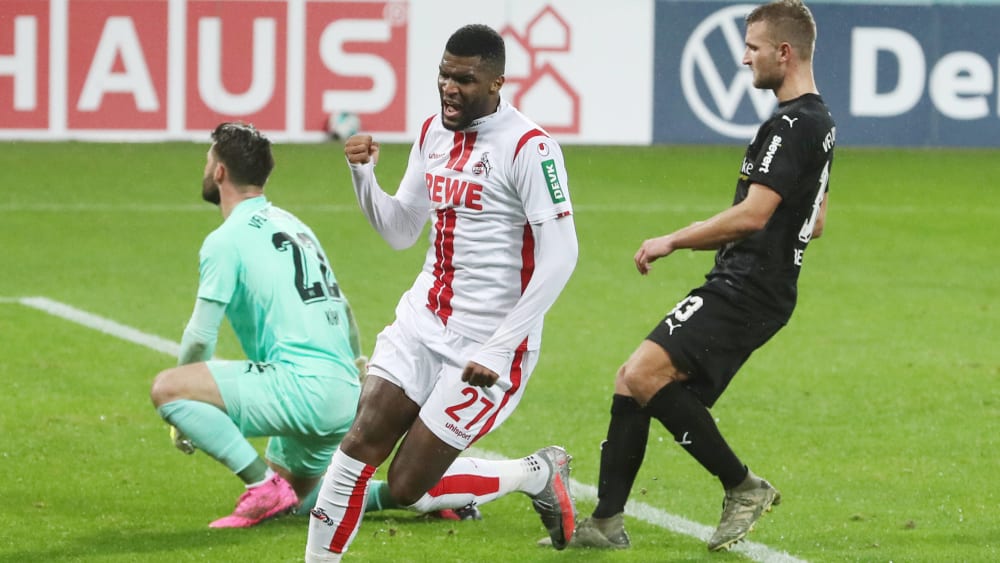 Der Siegtreffer: Anthony Modeste trifft zum 1:0 für Köln.