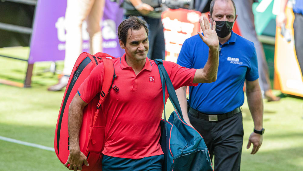 Am Ende hat er gut lachen: Roger Federer steht in der nächsten Runde.