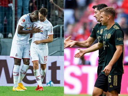 1. FC Köln und Bayern München