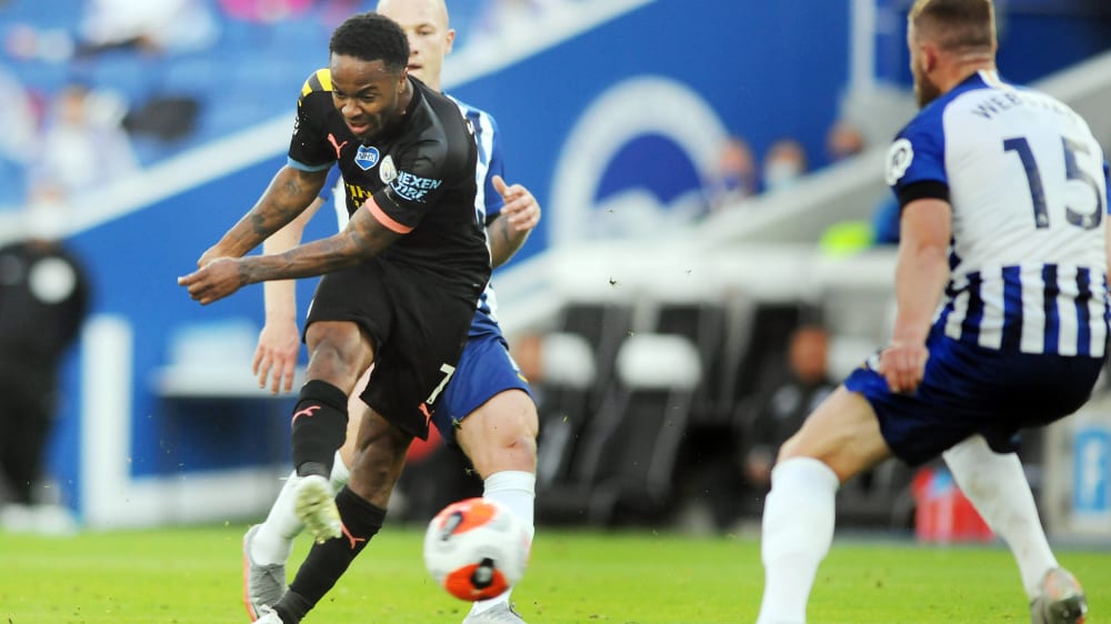 Mann des Abends für ManCity: Dreierpacker Raheem Sterling. 