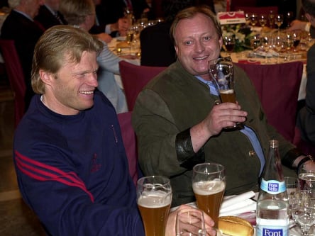 Immer nah dran an den Bayern: Starkoch Alfons Schuhbeck mit Oliver Kahn.