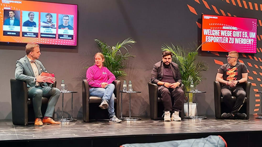 Diskussionsrunde Dreamhack Esportler Werden