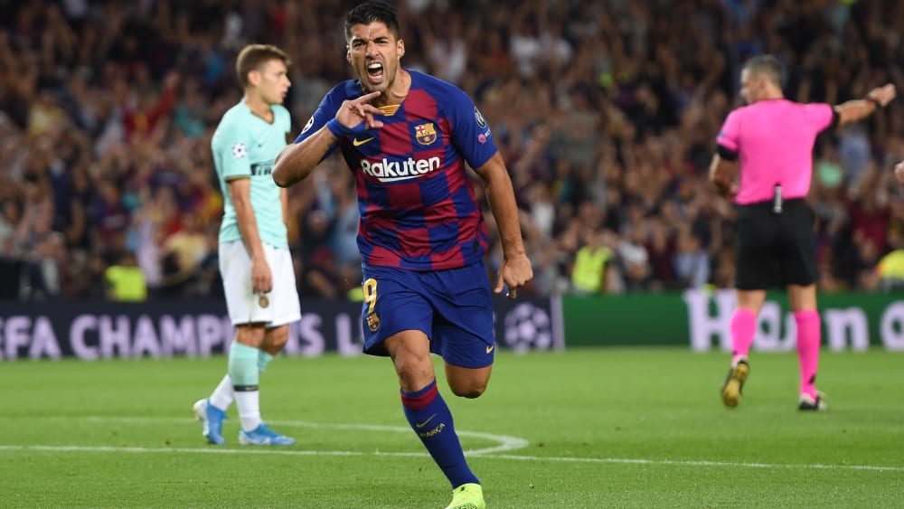 Er rettete Barcelona den ersten Sieg in dieser CL-Saison: Angreifer Luis Suarez.