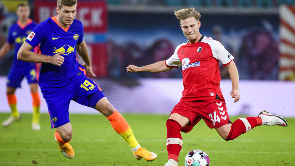 Absolvierte erstmals volle 90 Minuten in der Bundesliga: Freiburgs Lino Tempelmann.
