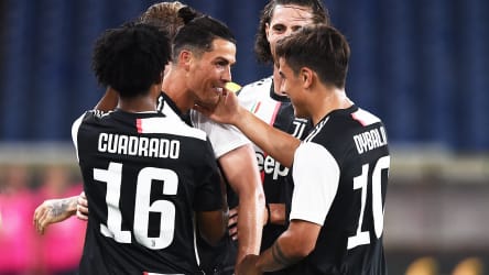 Cristiano Ronaldo, Paulo Dybala & Co. feiern.