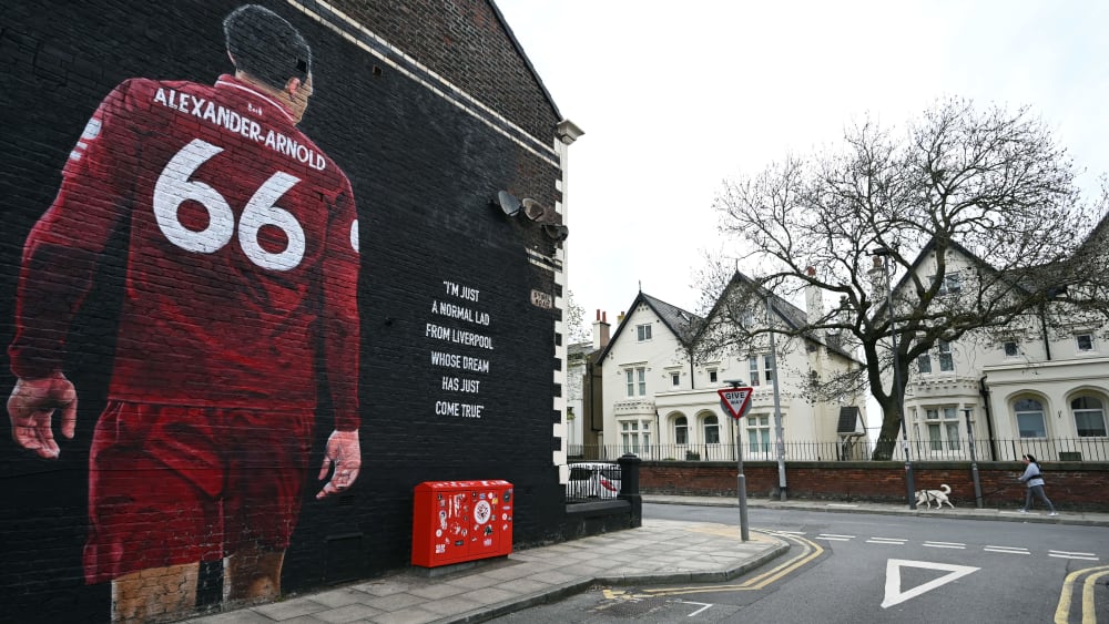 Straßenszene in Liverpool