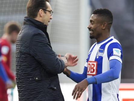 Michael Preetz und Salomon Kalou