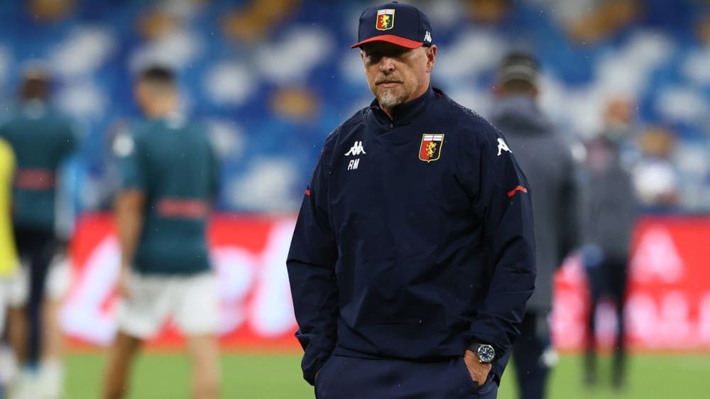 Verantwortlich für das Team des CFC Genua: Rolando Maran.