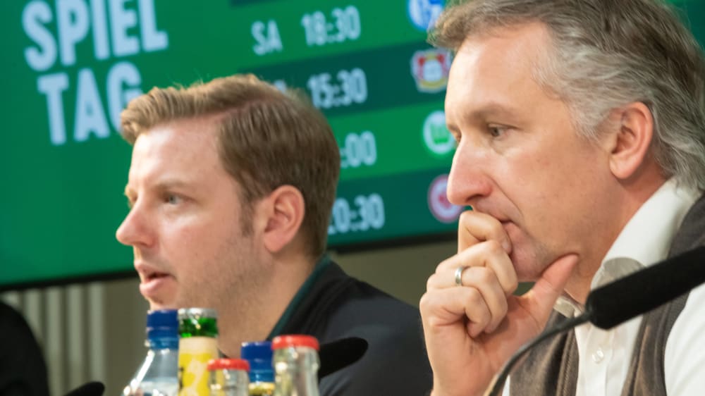 Kohfeldt und Baumann: Die Zweifel bleiben spürbar - kicker