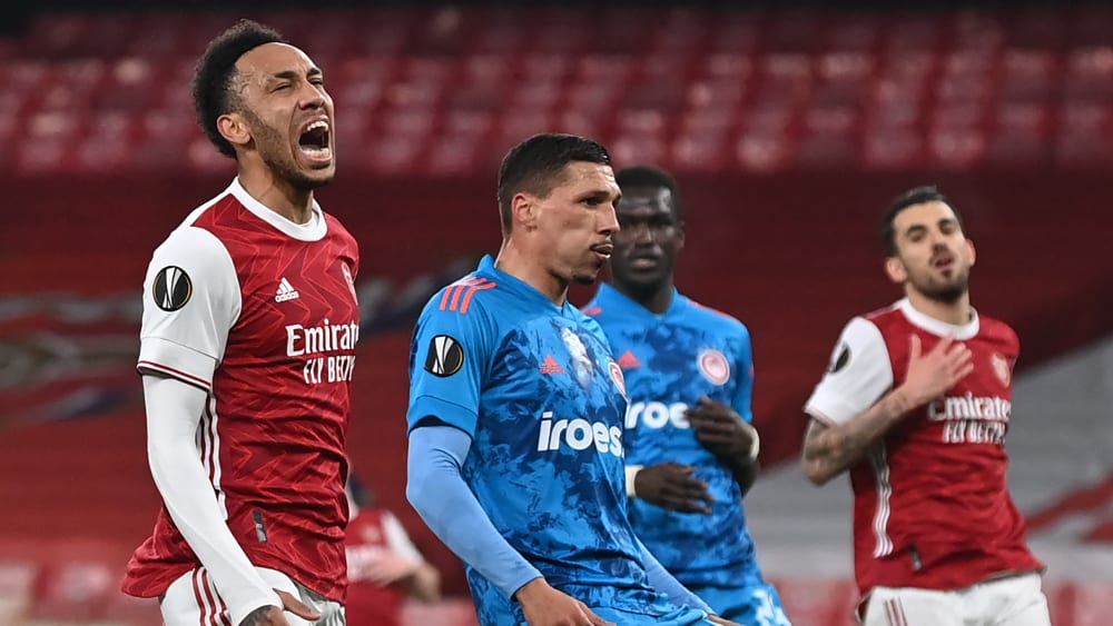 Speziell Pierre-Emerick Aubameyang (l.) ließ einige Chancen ungenutzt - dennoch zog Arsenal ins Viertelfinale ein.