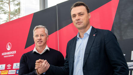 Jens Keller (l.) und Robert Palikuca