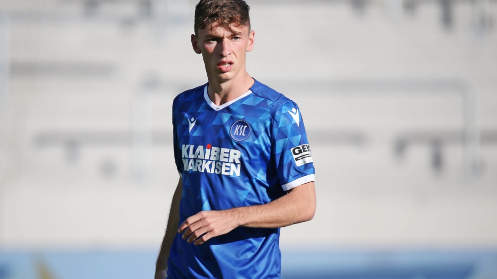 Könnte eine weitere Zweitliga-Spelzeit beim KSC verbringen: Werder-Profi Benjamin Goller.