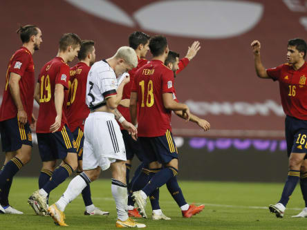 Spanien bejubelt eines der sechs Tore