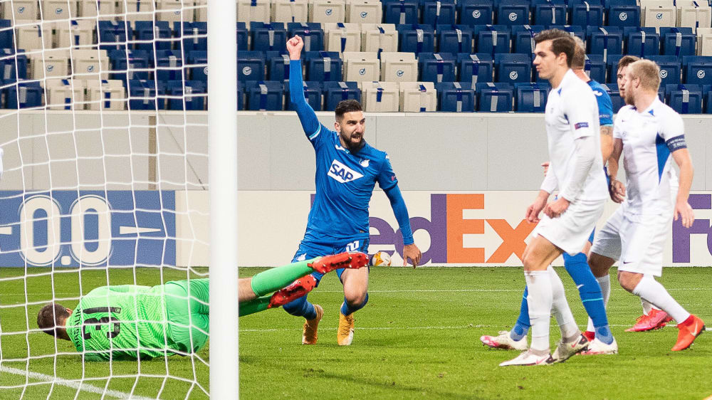 Baute sein prall gefülltes Torekonto in der Europa League weiter aus: Munas Dabbur (M.).
