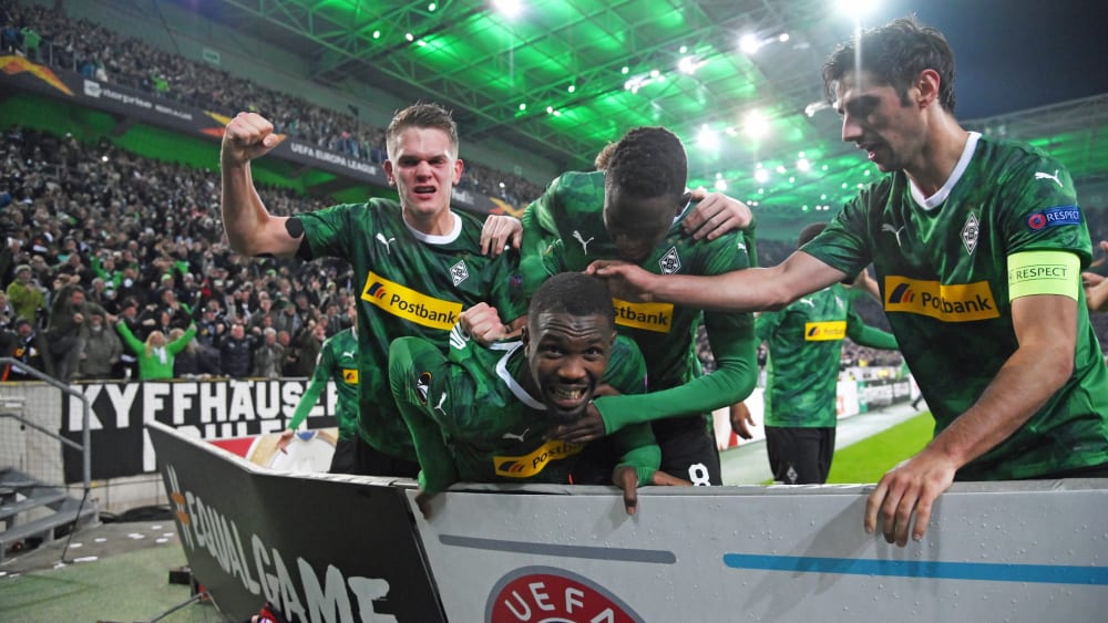 Er wird immer wichtiger für die Borussia: Angreifer Marcus Thuram (unten) erzielte das späte 2:1.