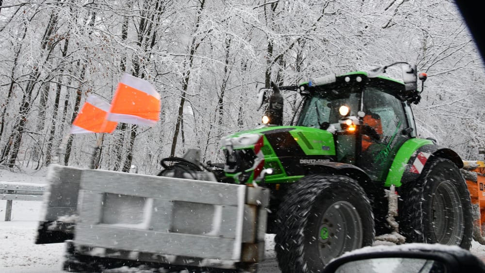 Im Saarland gab es in den letzten Tagen ordentlich Neuschnee.