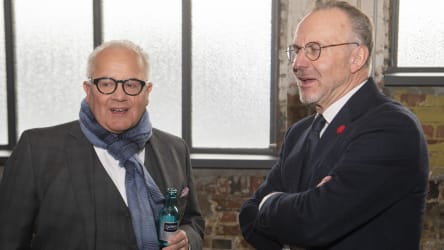 Wieder versöhnt: DFB-Präsident Fritz Keller und FCB-Boss Karl-Heinz Rummenigge.