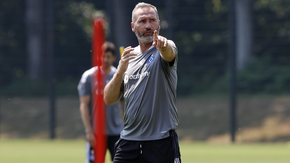 Tim Walter gibt beim HSV die Richtung vor.