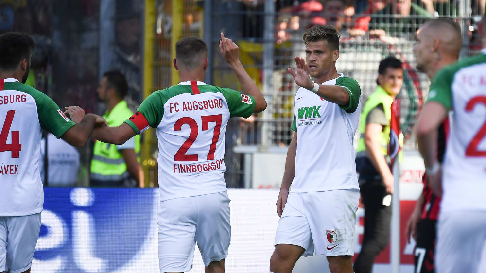 Traf gegen den Ex-Klub: Augsburgs Florian Niederlechner.