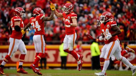 Überflieger: Den Kansas City Chiefs gelang am Sonntag ein beeindruckendes Comeback.