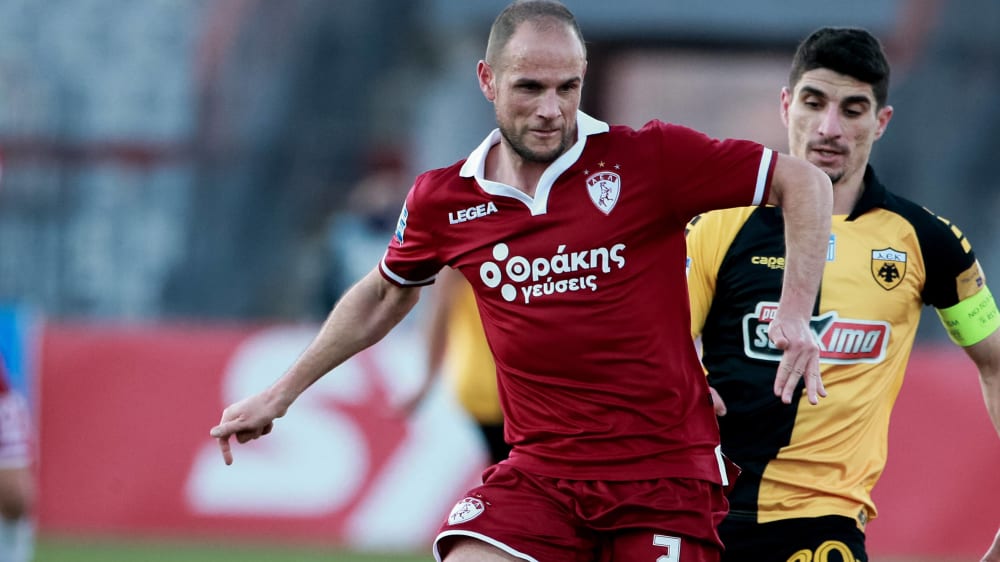 Manuel Stiefler trägt seit Anfang Februar das Trikot von AE Larisa.