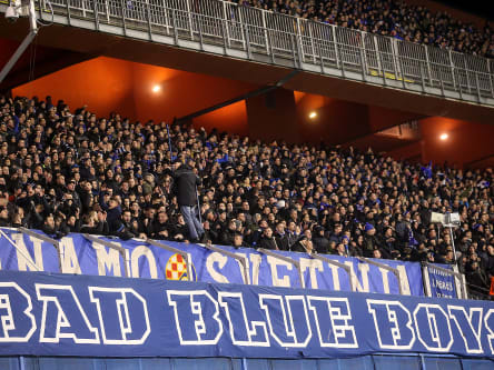 Sie feuern Dinamo Zagreb noch immer frenetisch an: Die Bad Blue Boys.
