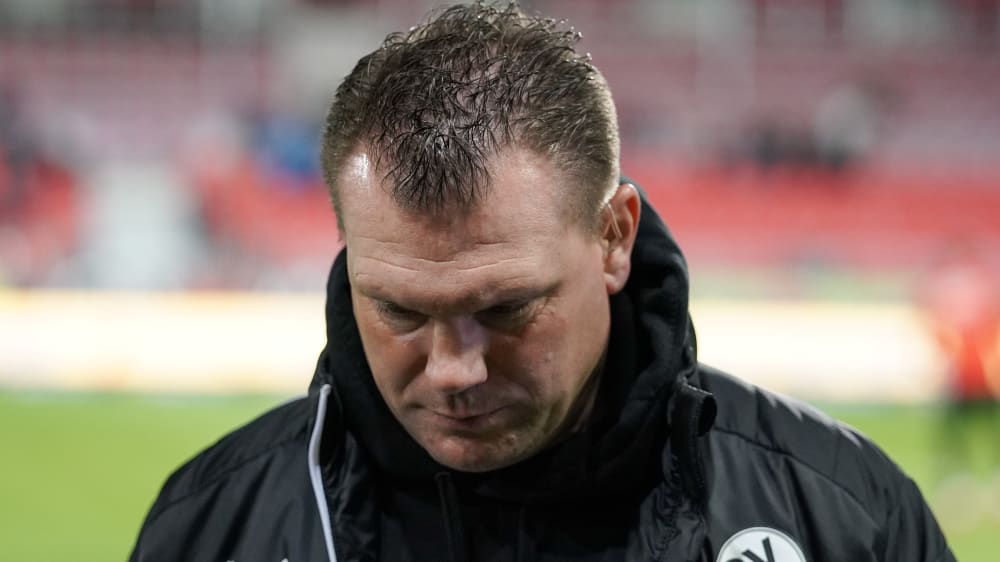 Sauer: Sandhausens Trainer Uwe Koschinat.