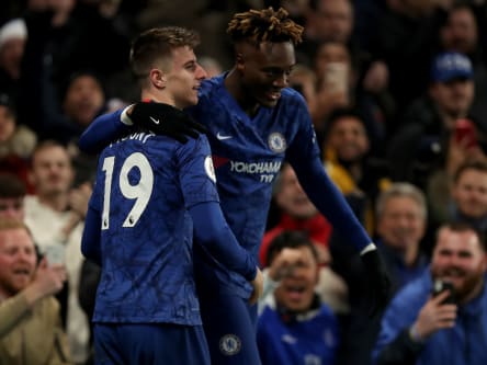 Mason Mount und Tammy Abraham