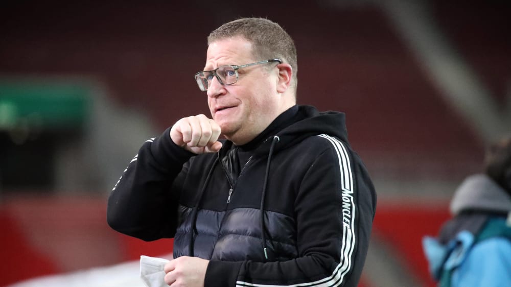 Macht sich Gedanken zum CL-Spiel gegen Manchester City: Max Eberl.