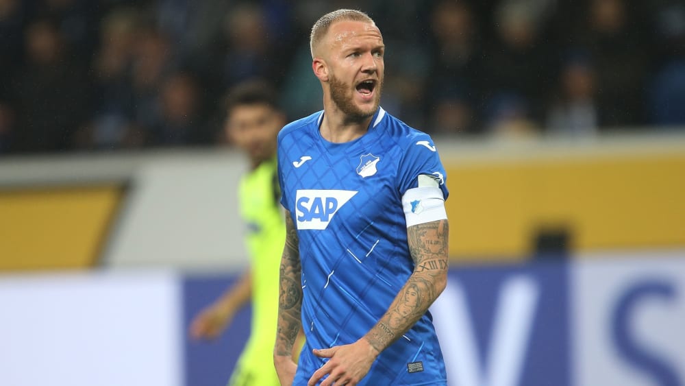 Sauer auf die pfeifenden Zuschauer: Hoffenheim-Kapitän Kevin Vogt.