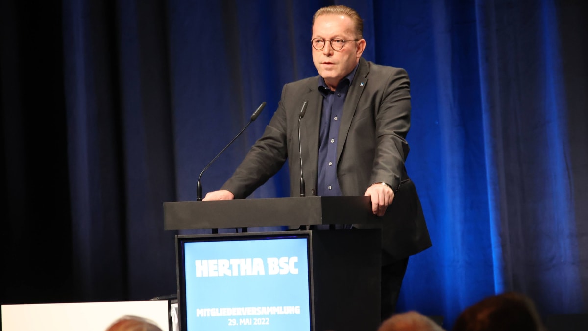 Mitgliederversammlung Hertha BSC Manskes klare Botschaften