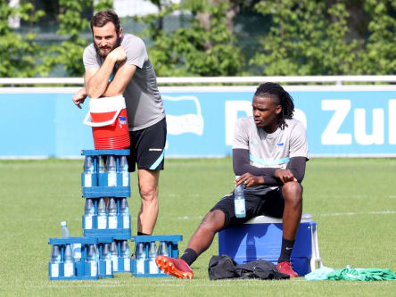 Lucas Tousart und Dedrick Boyata (v.l.)