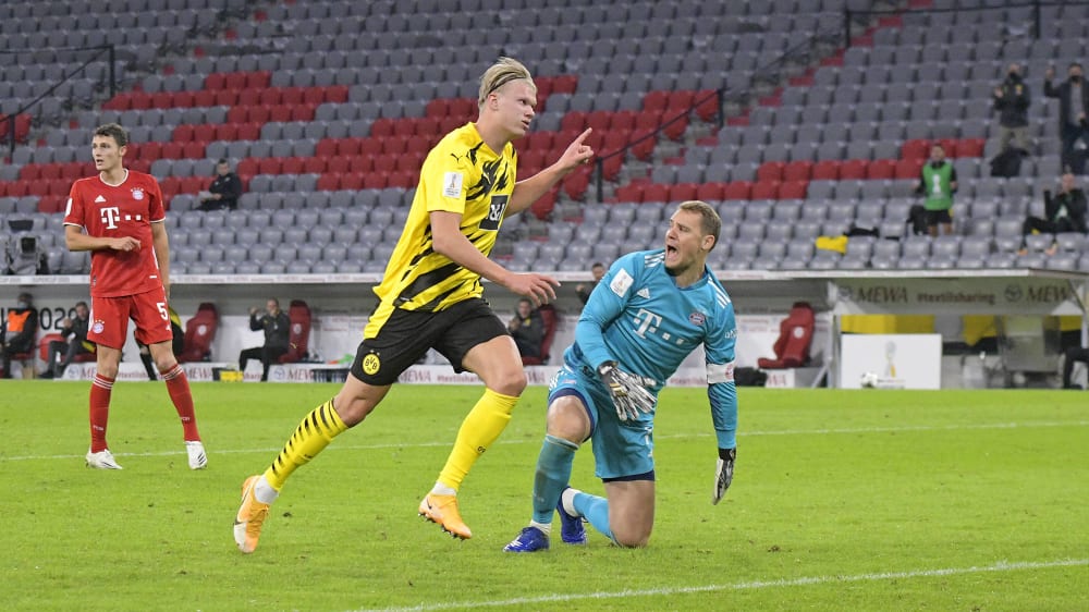Erling Haaland und Manuel Neuer