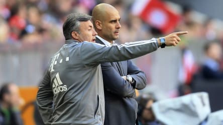 Domenec Torrent und Pep Guardiola