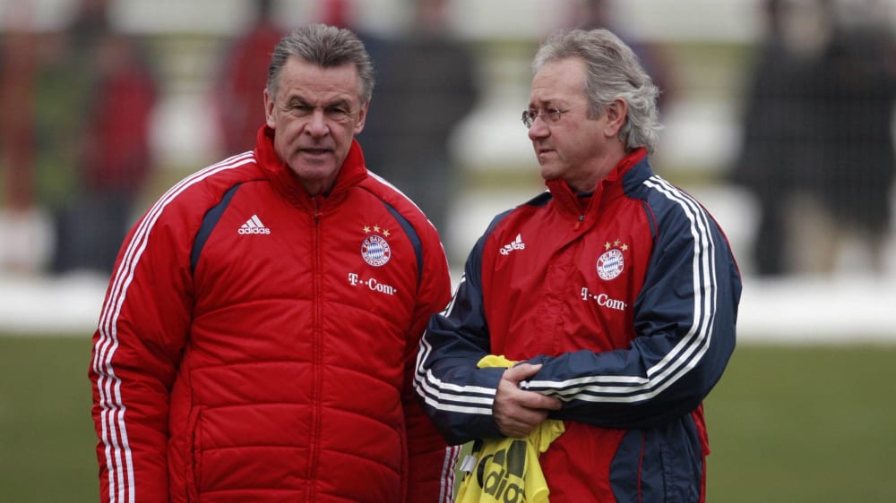 An der Seite der Bayern-Größen: Wolfgang Gebhardt (re.) anno 2007 neben Ottmar Hitzfeld.