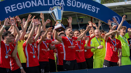 Der zweite Aufstieg in Folge: Dem SG Sonnenhof Großaspach ist der Durchmarsch in die 3. Liga gelungen.