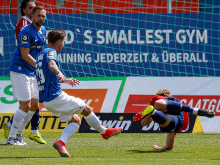 Türpitz erzielt das Tor des Tages in Unterhaching.