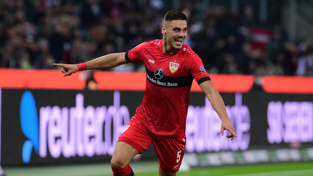 Stuttgarts Torschütze Konstantinos Mavropanos.